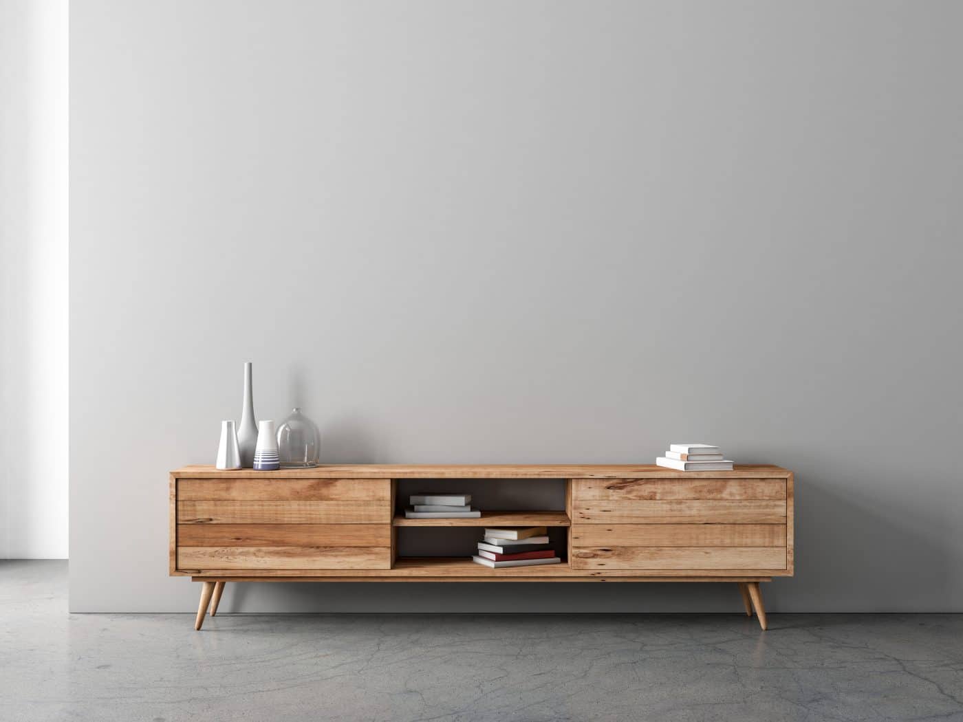 como decorar un apartamento con muebles reconstruidos
