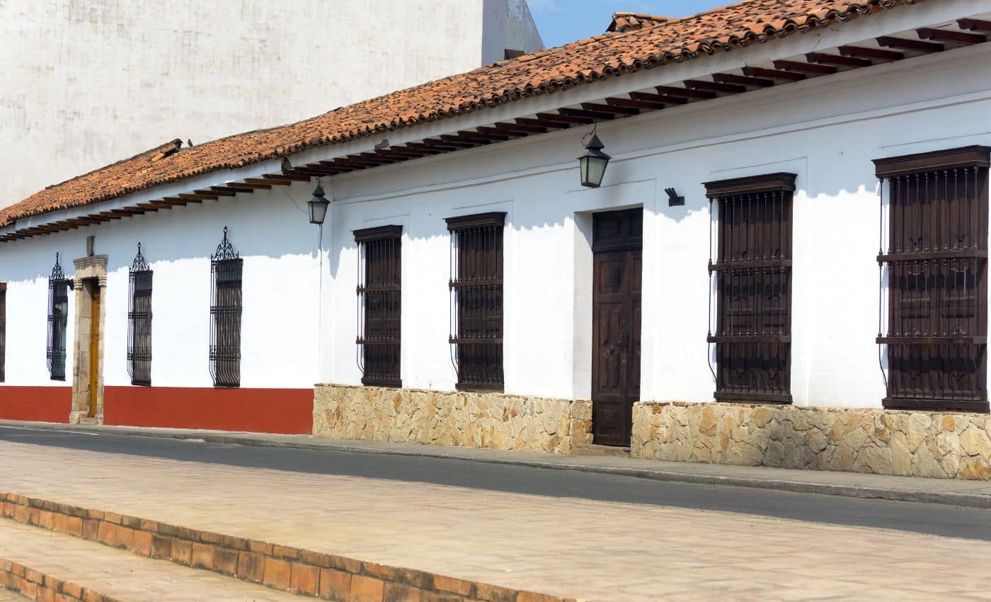 Casas coloniales en el barrio San Fernando, Cali