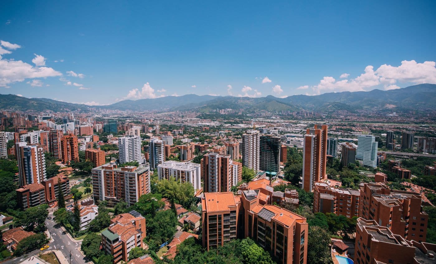 Zona residencial en el Poblado