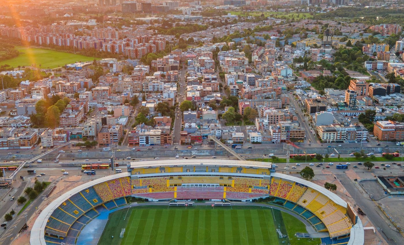 Panorámica del Campín y Teusaquillo