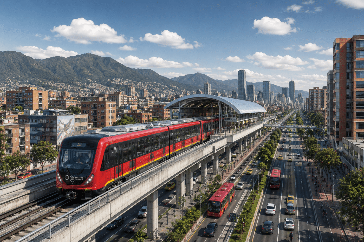 Recorrido del Metro de Bogotá